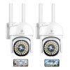 2 unidades Cámara de Seguridad Dheot GQ26 Exterior Wifi Hd