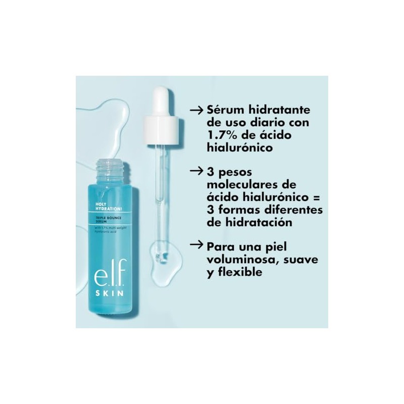 e.l.f. SKIN Holy Hydration Triple Bounce Sérum Facial 30 ml