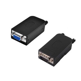 euroharry DB15 VGA Female + Male D-SUB 3 Row 15 Pin Breakout Connector