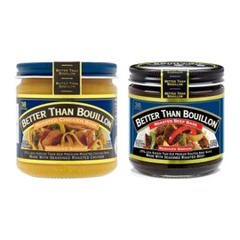 Better Than Bouillon Reduce Sodium Roasted Beef Base + Reduced Sodium Chicken Base (Variety Pack)