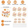 Thanksgiving Thank You Favor Stickers: 120 Fall Paper Stickers