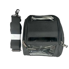 EXCEPRINT Carrying Case for Zebra ZQ520 & ZQ521 - Portable Thermal Label Printer Bag with Shoulder Strap, Easy Transport and Protection, Convenient Label Access, Black