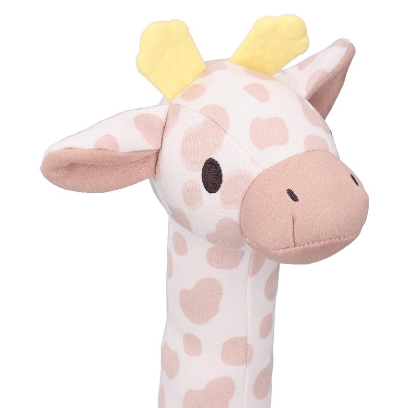 Plush Giraffe Teether Toy Fun Teether Design Cute Infant Plush