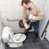 RIDGID 59787 Model K-3 Toilet Auger with Unclogging 3-Foot Snake