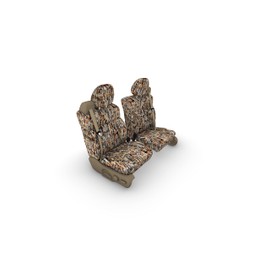 1999-2002 Chevy Silverado, Suburban, Tahoe, GMC Sierra,Yukon Front Bucket Exact Fit Seat Covers, in Savanna Camo Endura. Manual Seats, no Opening for Electric Controls.