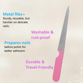 Professional Manicure and Pedicure Kit, 5-Piece Stainless Steel Nail Care Tools Set