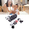Black and White Newborn Visual Toy with Rattles, Hand Eye