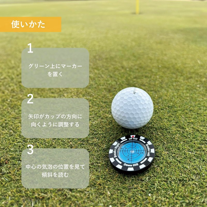 Golf Marker, Level, Stylish, Popular, Golf Putter Practice, Original, Level,