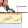 Modern Box Cutter, extra tape cutter at back, dual side