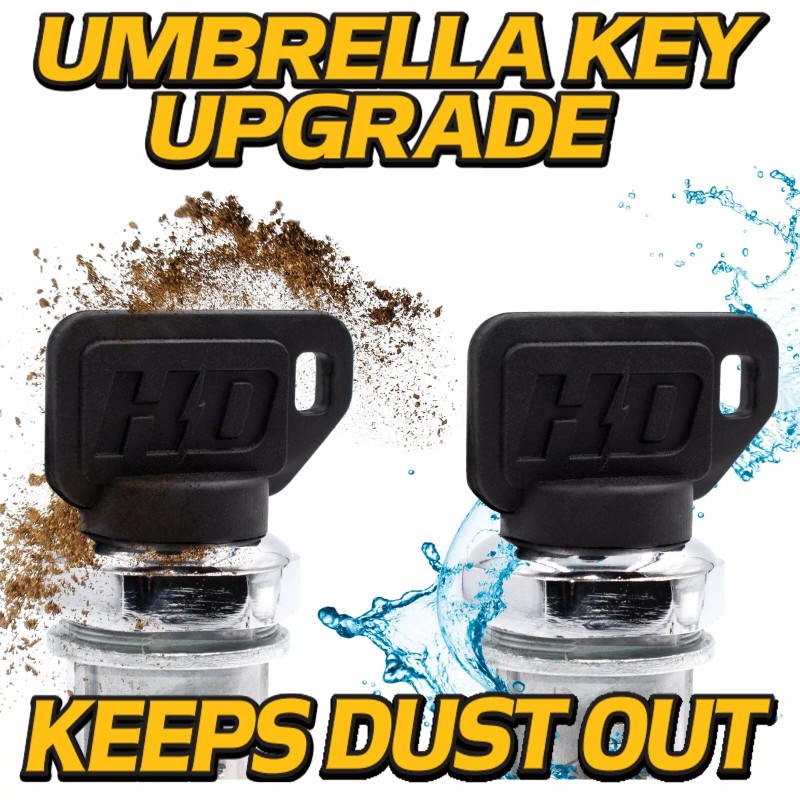 HD Switch AUC15330 Ignition Switch w/Replaceable Key Switch & Umbrella