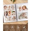 Adventure Baby Memory Leather Photo Album for New Mom(Adventure Green)