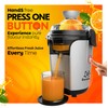 Eurolux Hands-Free Electric Citrus Juicer Machine, Orange Lime Grapefruit Lemon
