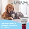 Ruzros Detachable Adjustable Pet Dog Grooming Clipper 5-in-1 Wide Blade