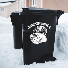 Extra Large 460mm 'Happy Mother's Day' Permanent Sticker Decal for Cars/Windows/Bins/Walls (DW00136527)