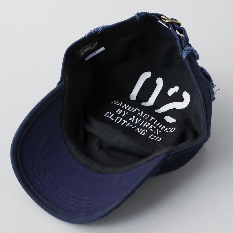 Avirex Distressed Remade Work Cap, Golf Baseball Cap, Cotton Cap,