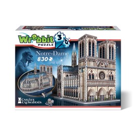 Wrebbit3D Notre-Dame de Paris 3D Puzzle | 830 Jigsaw Puzzle Pieces | Castles and Cathedrals Collection