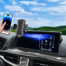 YIXKTUKEKE Car Phone Holder for Lexus LX570 2016 2017 2018 2019 2020 2021（12.3 inch Screen），for Smartphone Cradle Auto Accessories Bracket Anti-Shake，360 Degree Rotation，for All Cell Phones