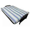 Danfuton Water Resistant Full Size Futon Cover, Mattress Slipcovers Blue