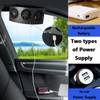 Leolarmen Car Window Exhaust Fan, USB Charge Vehicle Ventilator Radiator