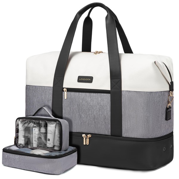 LOVEVOOK Weekender Bag, Large Travel Duffel Bag for Women with