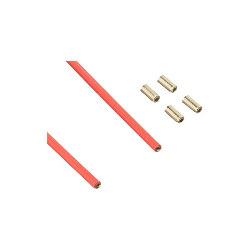 TFM Brake Outer Cable 5mmx2500mm Red