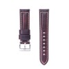 Berfine 22mm Quick Release Retro Leather Watch Band, Vintage Pull-up