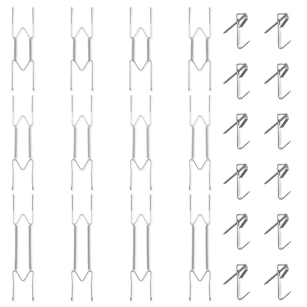 Bilillo 12 Pieces 8/10/12 Inch Plate Hangers for The Wall,