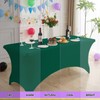 Heochy 2 Pcs 6FT Table Cloth for Rectangle Table -