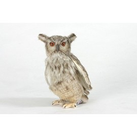 Eagle Owl Plush Soft Toy by Hansa. 25cm. 5548