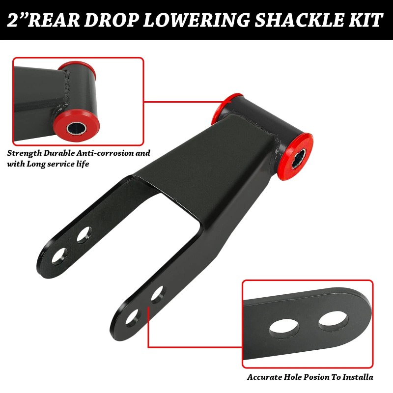 VEHITO 1994-2001 DODGE RAM 1500 2" OR 1" REAR DROP