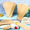 200 Pcs Kraft Paper Bags Kraft Churro Bags Grease Silverware