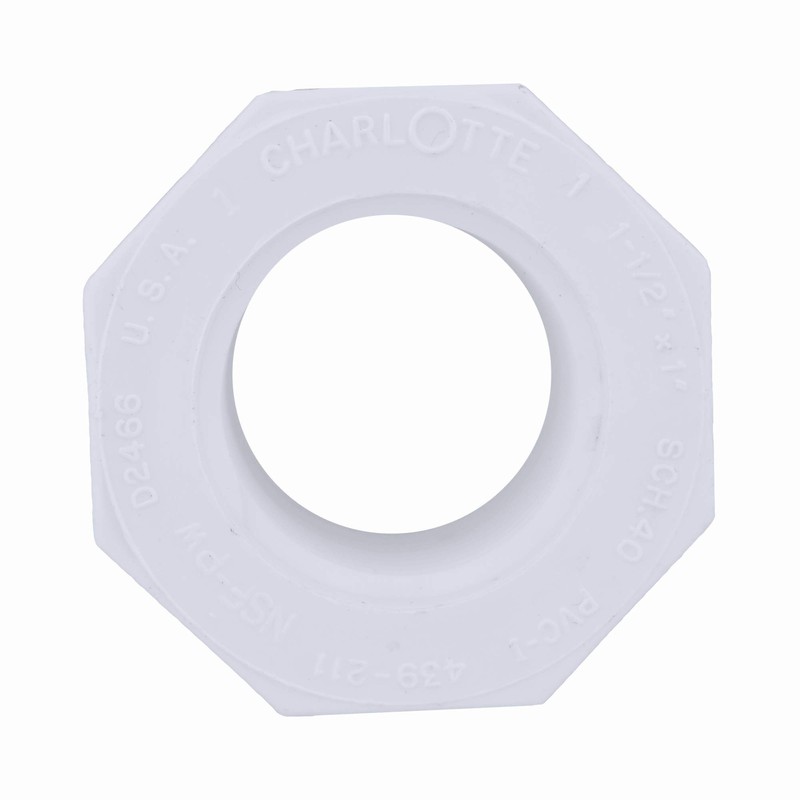 CHARLOTTE PIPE 1 1/2 x 1 SCH 40 RED BUSHING