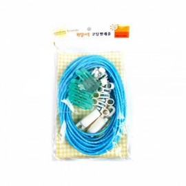 10m Blue Coated Camping Clothesline Outdoor Clothesline