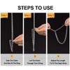 Mystercome Dog Collar Slip Collar Metal Collar Chewproof P Collar