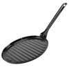 La Ideal Round Enamelled Roast Pan, 22 cm, Steel, Black