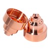 10PCS 220818 Plasma Cutter Shield for 45XP/65/85/105, Copper Alloy Torch