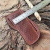 SHEATH Handcrafted Genuine Leather Fixed Blade LeatherMan Buck 112 Sheath