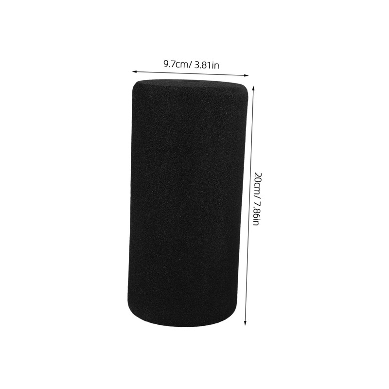 BIUDECO Body Workout Support 2pcs Gym Equipment Parts Black Sponge