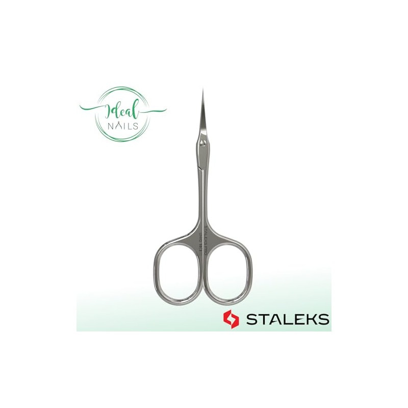 STALEKS UNIQ SQ-10/3 - Tijeras para cutículas (hoja curvada clásica)