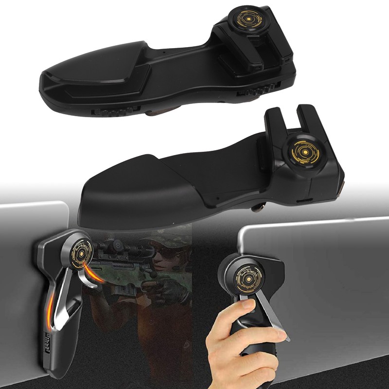 Mobile Game Handle Controller 6 Finger Shooting Button Trigger Auxiliary