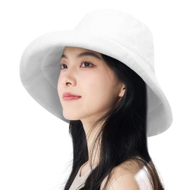 MOWO [Jointly Developed by Beauty Dermatologists] UV Protection Hat, Women's, Fully Light Shielding Certified, Mesh Breathable, Sunshade, Elegant Hat, Large Size, Sun Protection, UV Protection, Small
