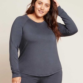 Boody Goodnight Raglan Sleep Top, Storm / XL
