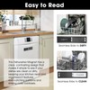 Dishwasher Magnet Clean Dirty Sign, HYF DESIGN Grade 304 Stainless