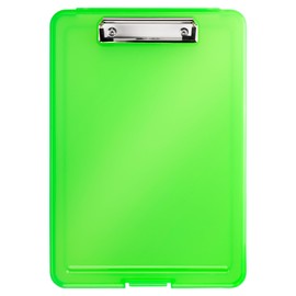 helit H2532050 Clipboard DIN A4 the Clip Green Translucent Clipboard Drawing Board