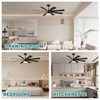 SHOWDI Ceiling Fan with Lights and Remote Control, 8 Blade