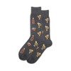 Hotsox Men's Hot Toddy Socks 1 Pair, Charcoal Heather, Men's