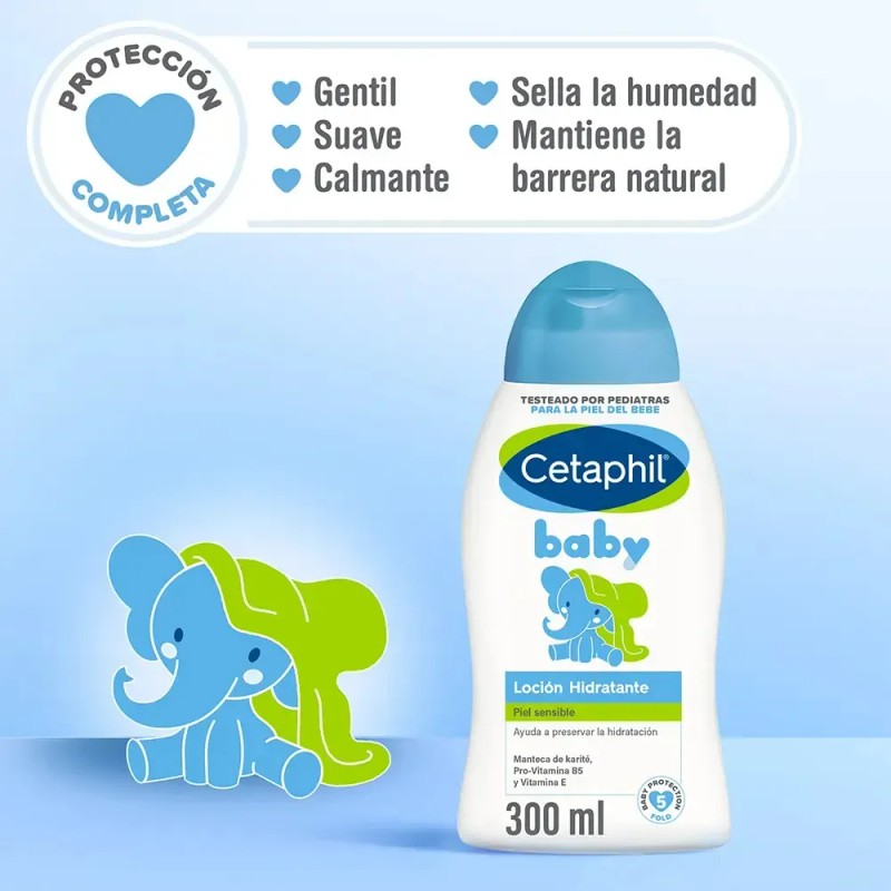 Loción Hidratante Baby 300 mL Cetaphil