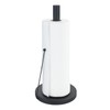 WENKO Clayton Kitchen Roll Holder, Black Outdoor Kitchen Roll Holder