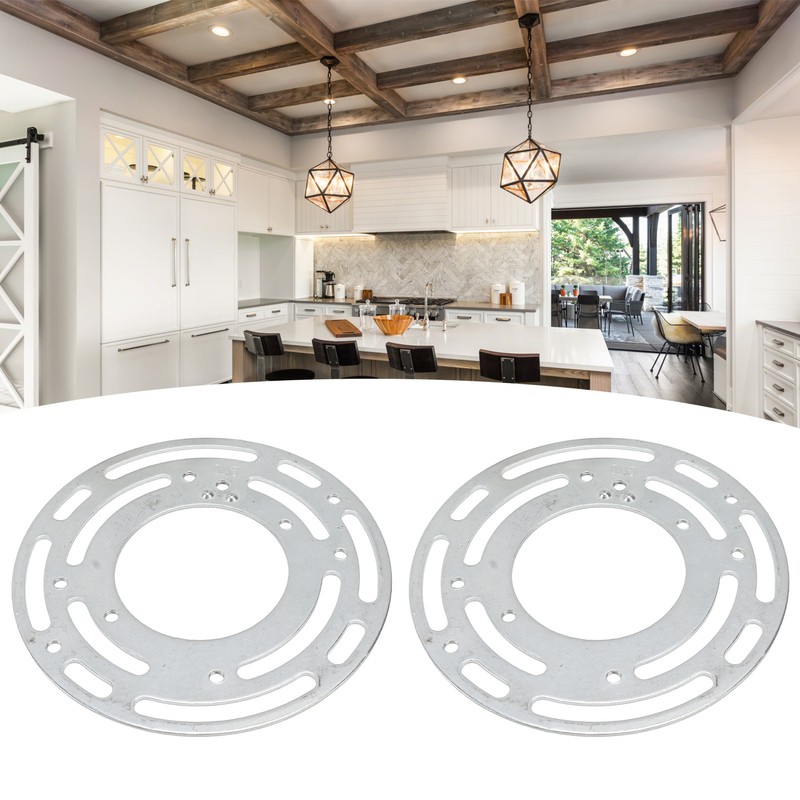 2 Set Light Fixture Mounting Bracket 4in Universal Lighting Steel