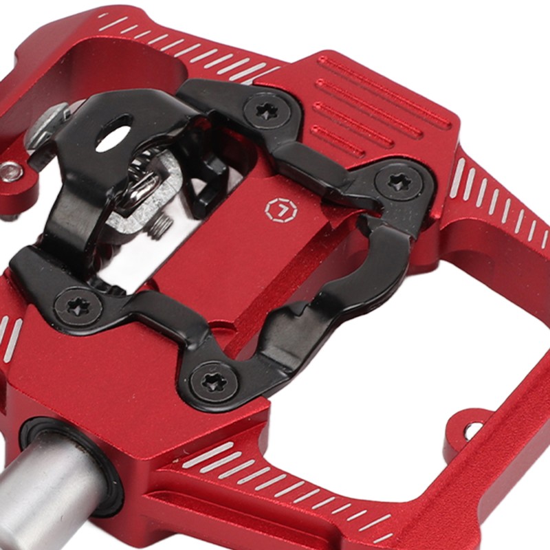 Dual Function Bicycle Pedal Flat Clipless Cleats 3 Sealed Bearings